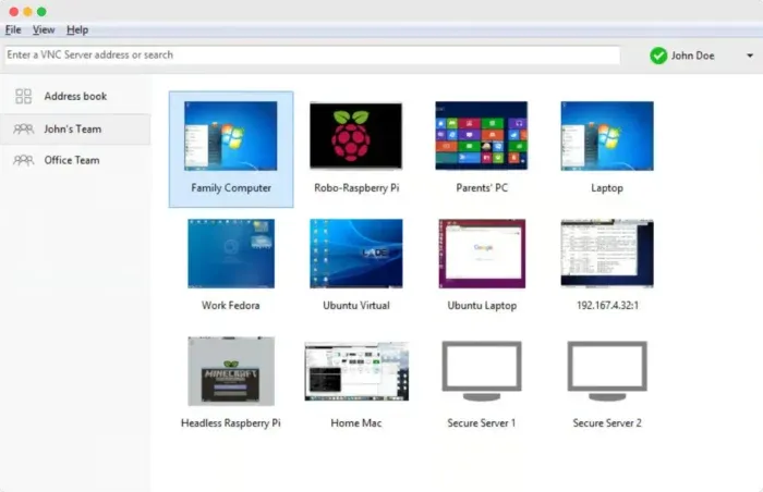 RealVNC Viewer